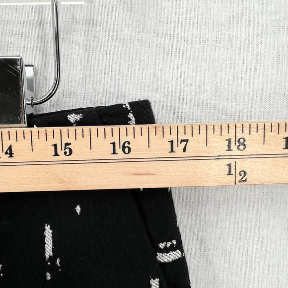 NARCISO RODRIGUEZ Pants Womens 46 Black Pattern Slim fit Tapered Legging Ankle - Picture 13 of 16